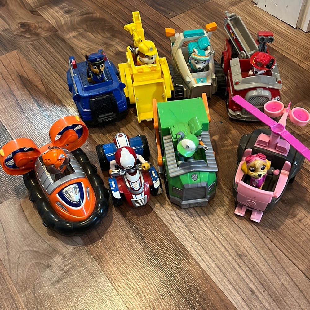 Paw Patrol Complete Set! Vehicles & pups